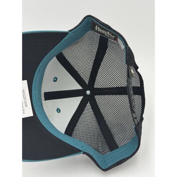 Howler Bros Hat Cap Snapback Trucker Electric Stripe Dark Teal Black NWT NEW - Picture 8 of 9